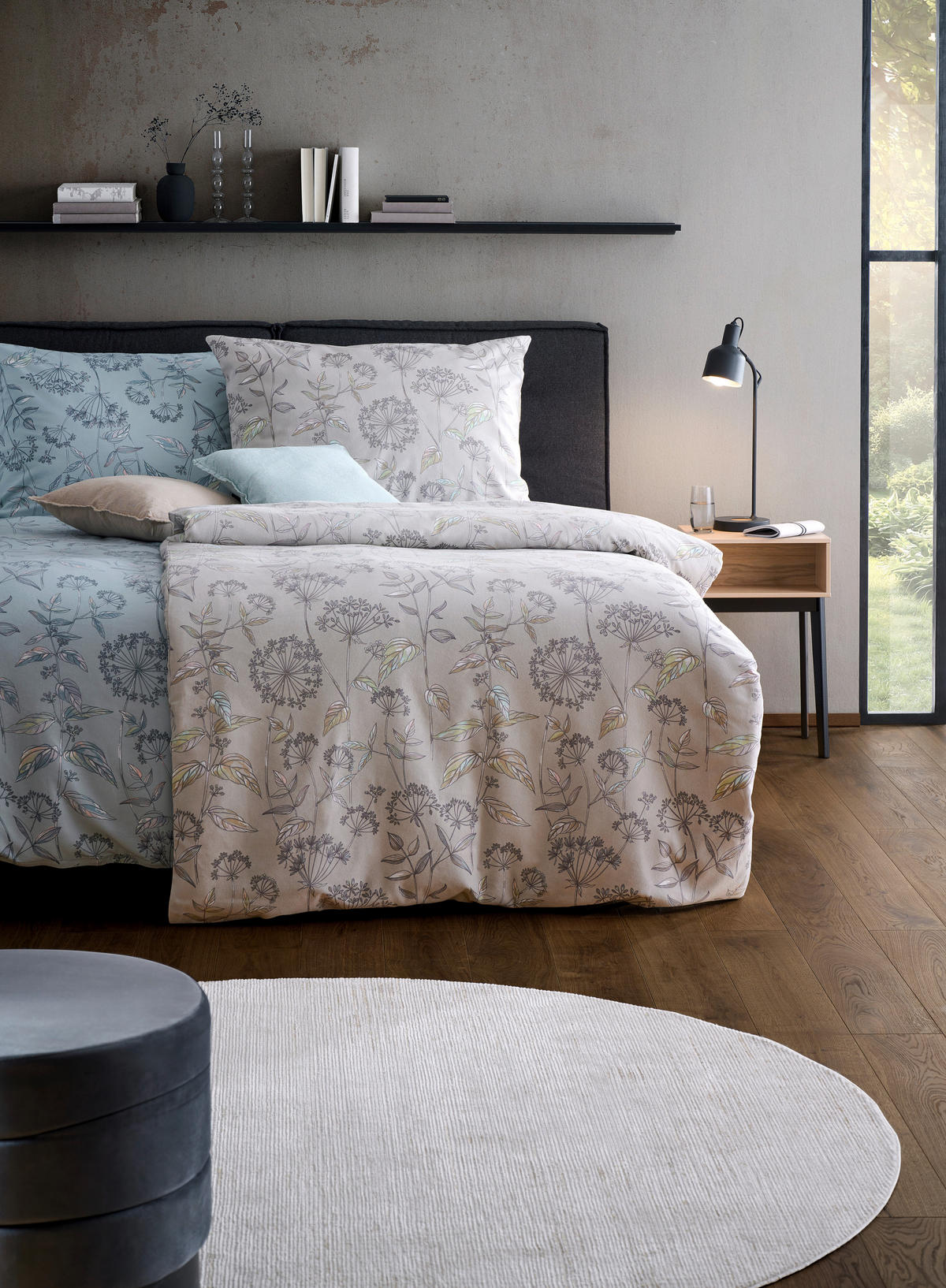 POSTEĽNÁ BIELIZEŇ, flanel, mätovozelená, 140/200 cm - mätovozelená, Konventionell, textil (140/200cm) - Estella