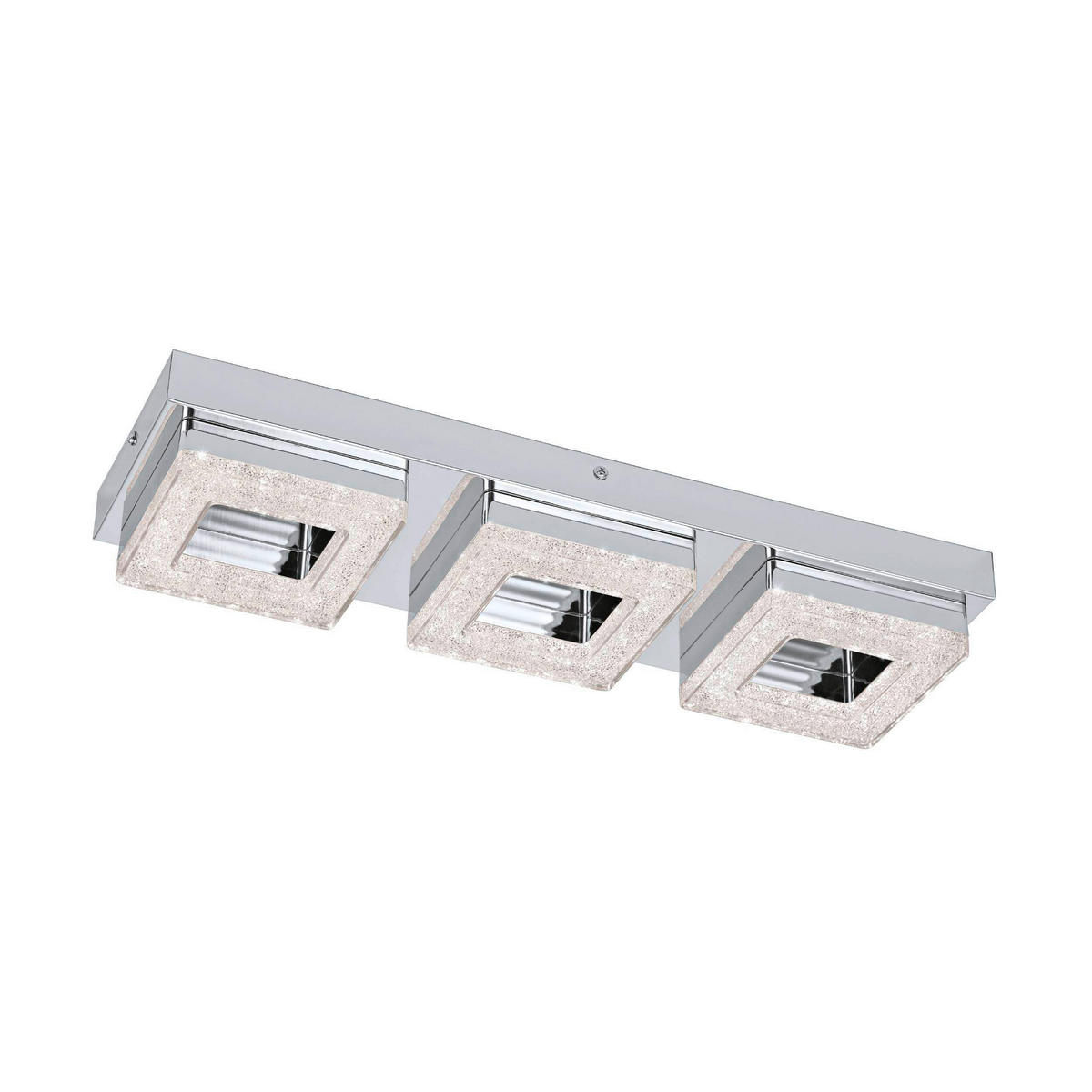 PLAFONIERĂ CU LED - Basics, sticlă/metal (46/14/6cm)