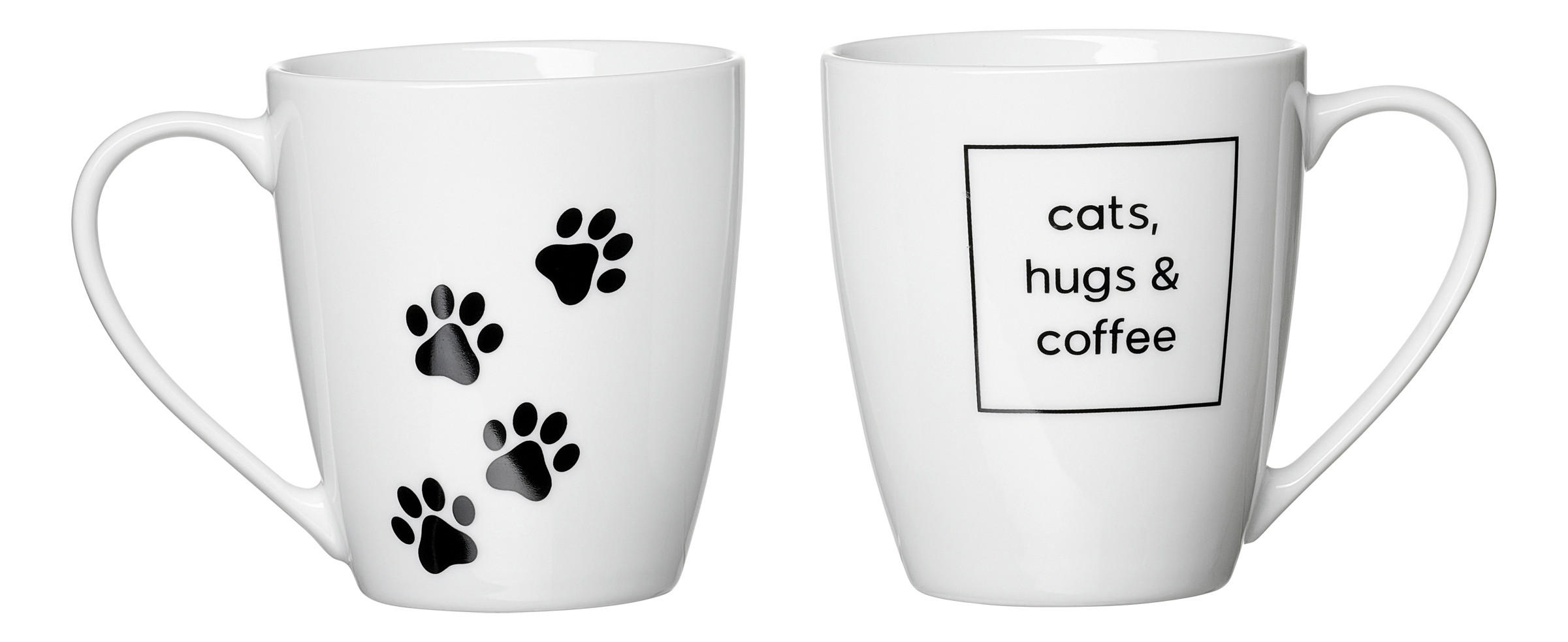 BECHER    - Weiß, Trend, Keramik (0,360l) - Ritzenhoff Breker