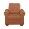 SESSEL in Rostfarben  - Rostfarben/Buchefarben, Design, Holz/Textil (93/89/82cm) - MID.YOU