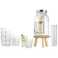 GETRÄNKESPENDER - Edelstahlfarben/Transparent, Basics, Glas/Kunststoff (5,6l) - Novel
