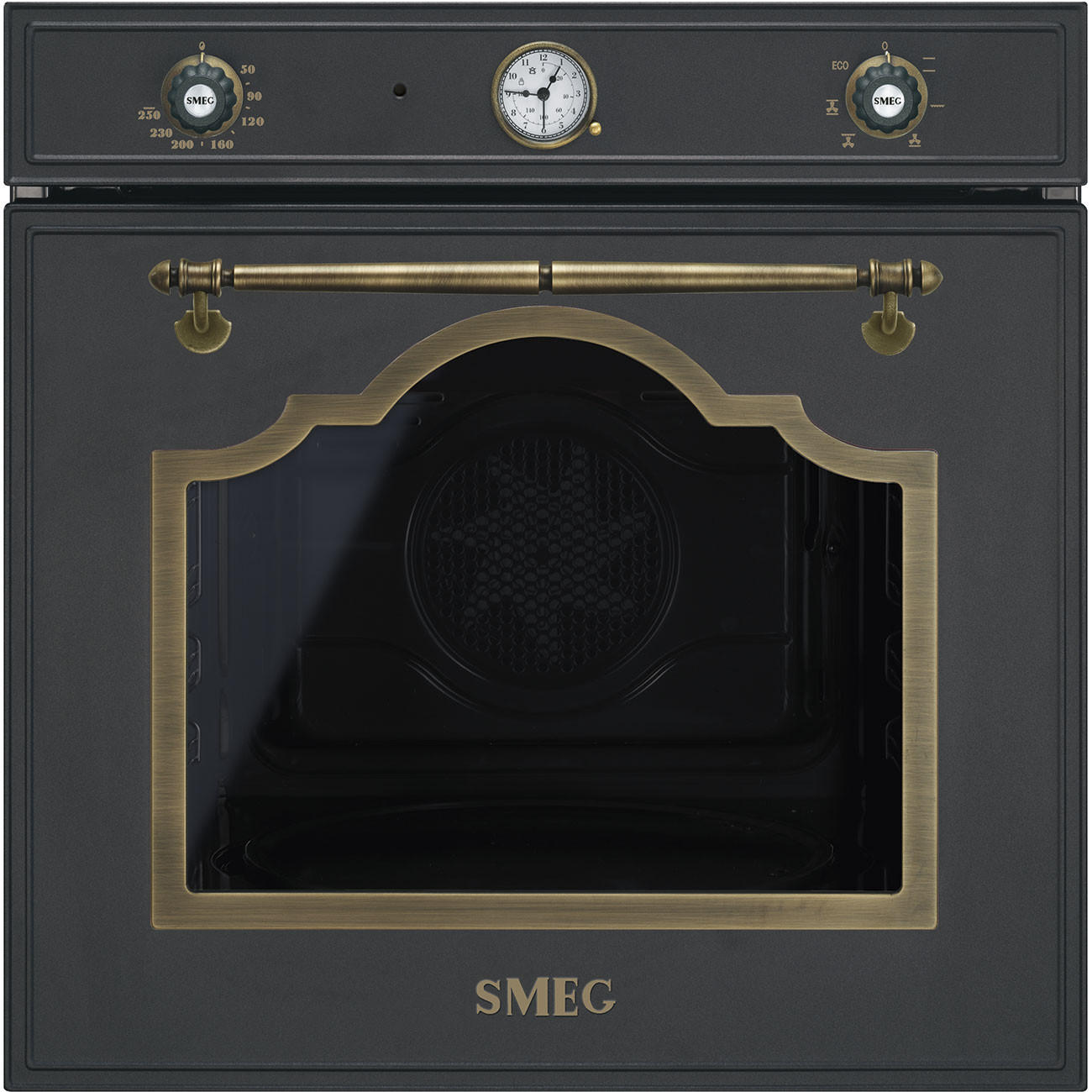 EINBAUBACKOFEN SF700AO  - Anthrazit/Messingfarben, Basics, Metall (59,7/59,7/54,8cm) - SMEG