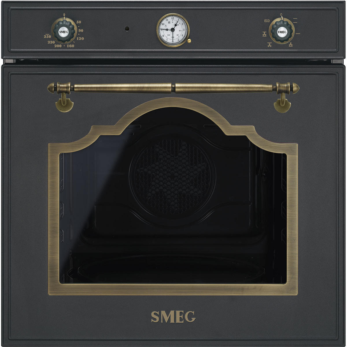 EINBAUBACKOFEN SF700AO  - Anthrazit/Messingfarben, Basics, Metall (59,7/59,7/54,8cm) - SMEG