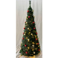 DEKOBAUM - Grün, Basics, Kunststoff (180cm)