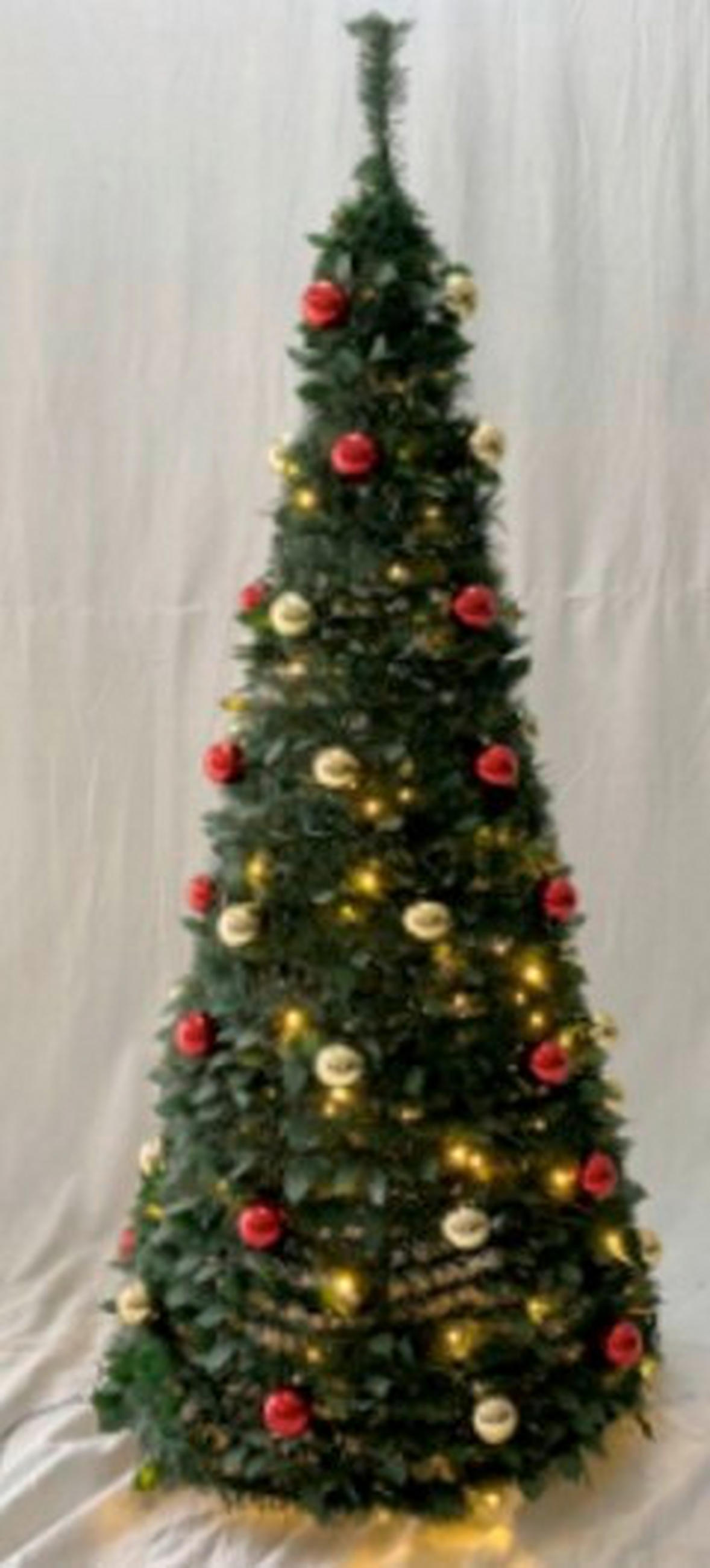 DEKOBAUM - Grün, Basics, Kunststoff (180cm)