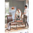 STANDSPIEGEL Sheesham Sheeshamfarben - Sheeshamfarben, Trend, Glas/Holz (76/160/38cm) - AMBIA HOME
