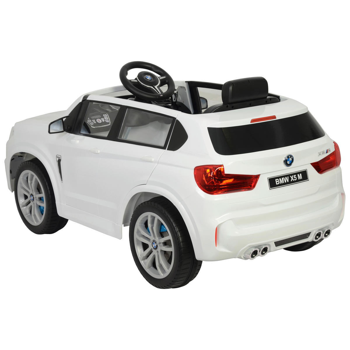 AVTO NA AKOMULATOR BMW X5 - bela, Basics, kovina/umetna masa (133,5/69/60cm)