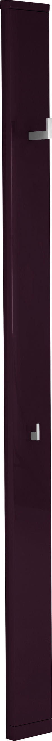 GARDEROBENPANEEL  in 15/218,3/13,2 cm  - Aubergine, Design, Holzwerkstoff (15/218,3/13,2cm) - Invivus