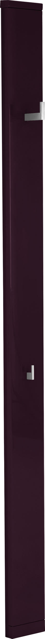 GARDEROBENPANEEL  in 15/218,3/13,2 cm  - Aubergine, Konventionell, Holzwerkstoff (15/218,3/13,2cm) - Invivus