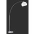 ZAHNUTÁ LAMPA - bílá/barvy chromu, Design, kov/umělá hmota (110/180/25cm) ZAHNUTÁ LAMPA - bílá/barvy chromu, Design, kov/umělá hmota (110/180/25cm)