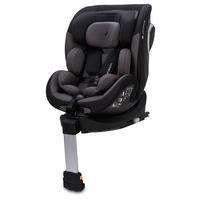 REBOARDER-KINDERSITZ HERO360 SL Twill Black  - Schwarz, Basics, Kunststoff/Textil (44/65/55cm) - Osann