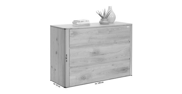 SIDEBOARD Silene  in 120/82/42 cm  - Eichefarben, Natur, Holz (120/82/42cm) - Valnatura
