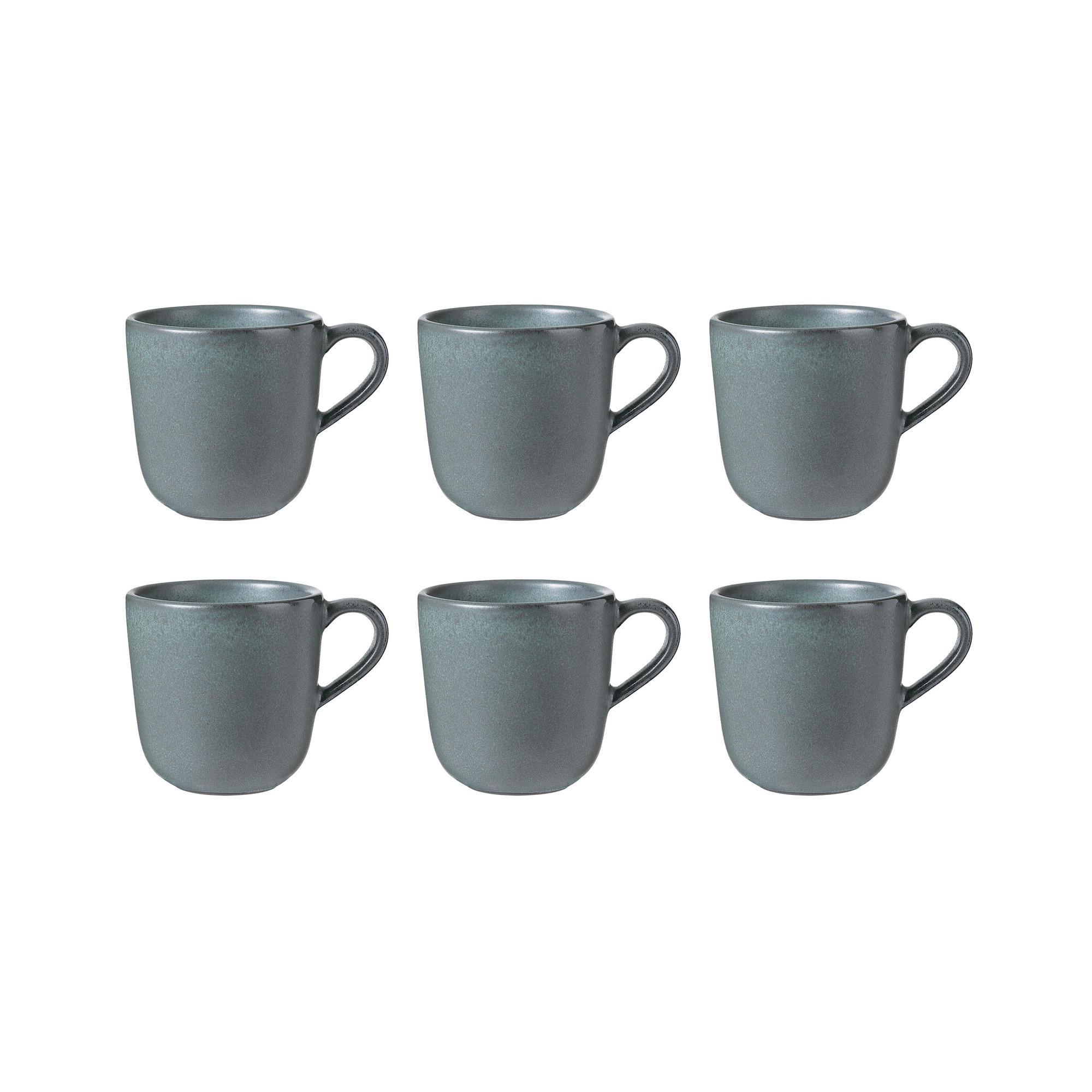 Aida Kaffeebecherset Raw Jadegrün