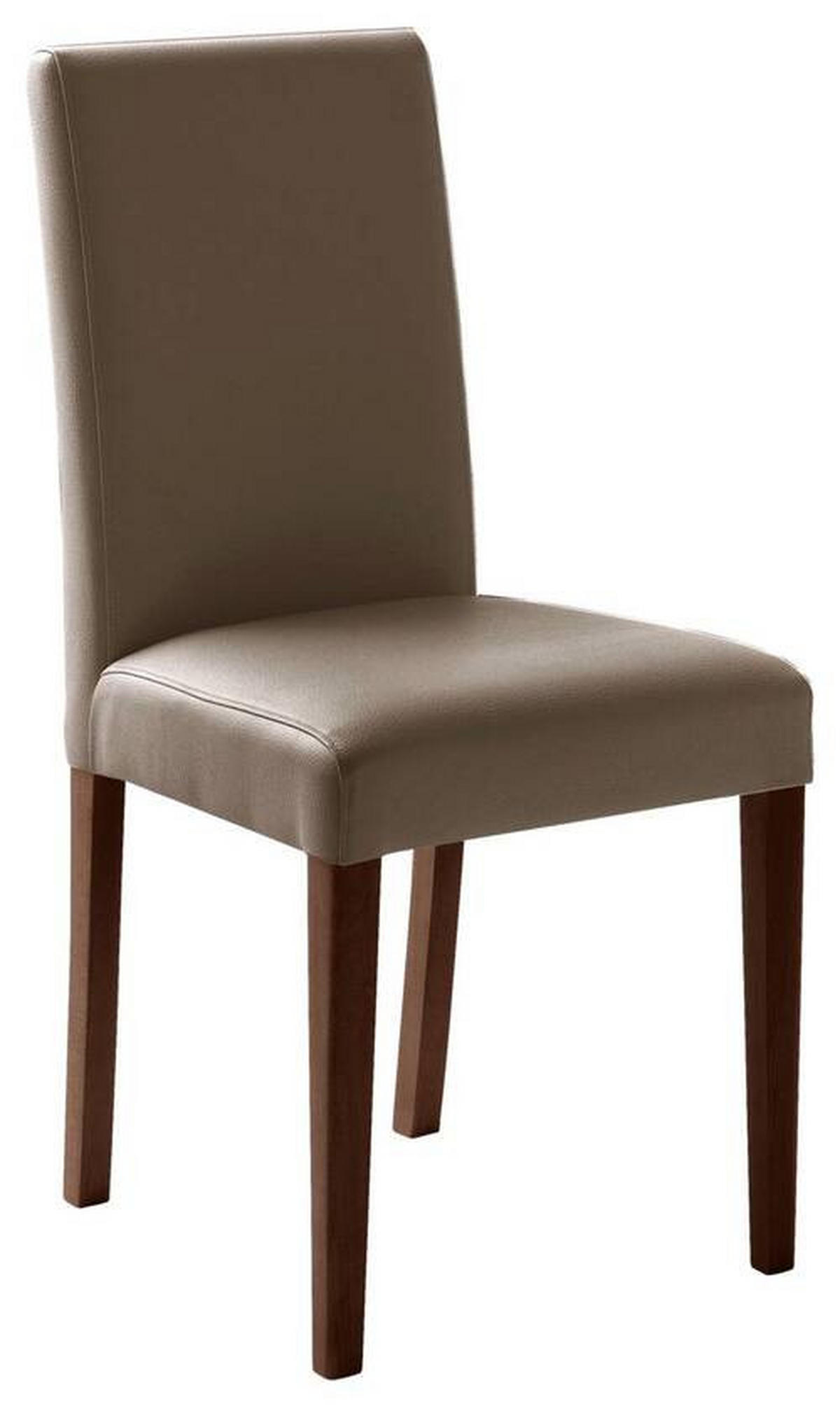 STUHL Lederlook Cappuccino, Buche Kolonial  - Buche Kolonial/Cappuccino, KONVENTIONELL, Holz/Textil (44/92/57cm) - Carryhome
