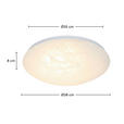 LED-DECKENLEUCHTE 38/8 cm   - Alabasterfarben/Weiß, Basics, Kunststoff/Metall (38/8cm) - Boxxx