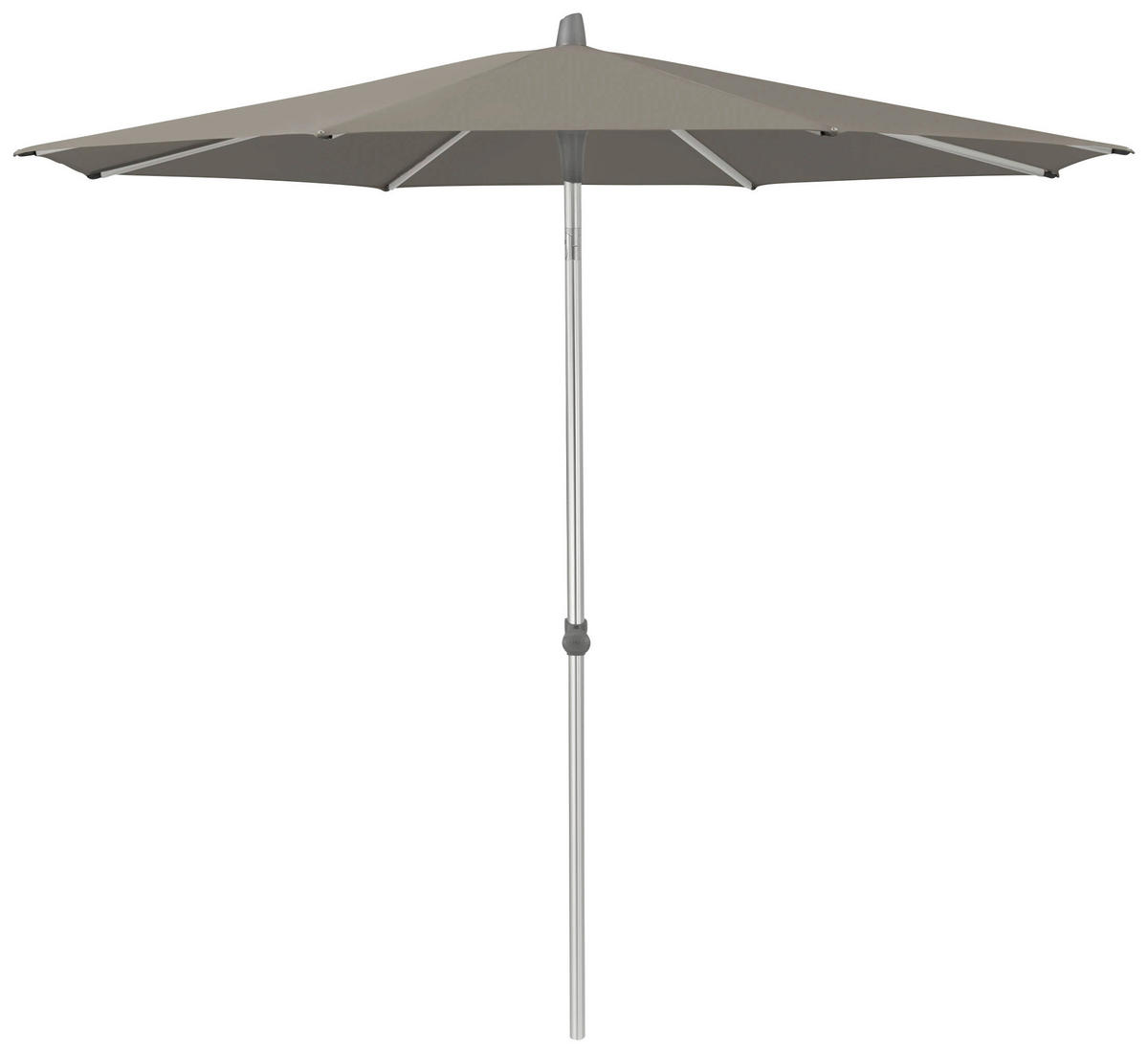 SONNENSCHIRM 300 cm Taupe  - Taupe/Silberfarben, MODERN, Textil/Metall (300/300cm) - Glatz
