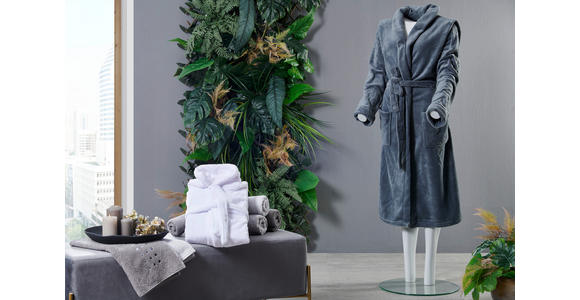 BADEMANTEL S Milano - Weiß, KONVENTIONELL, Textil (Snull) - Boxxx
