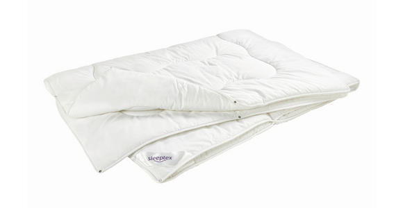 DUO-DECKE  140/200 cm 100 % Polyester  - Weiß, Basics, Textil (140/200cm) - Sleeptex