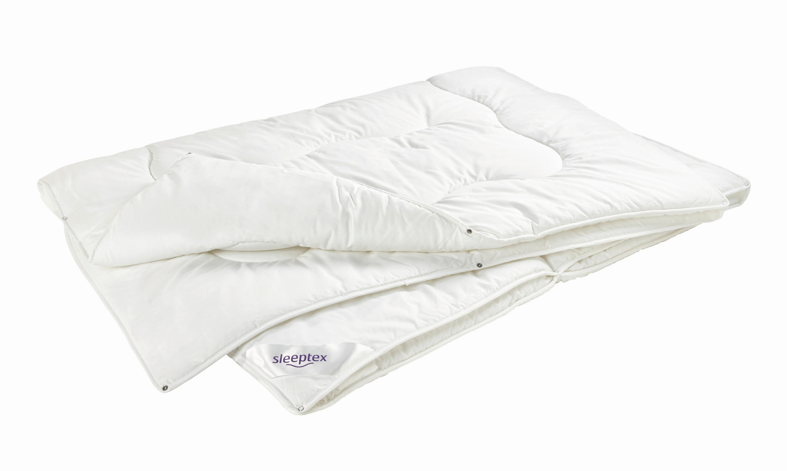 VIERJAHRESZEITENDECKE 160/210 cm Kathi  - Weiss, Basics, Kunststoff/Textil (160/210cm) - Sleeptex
