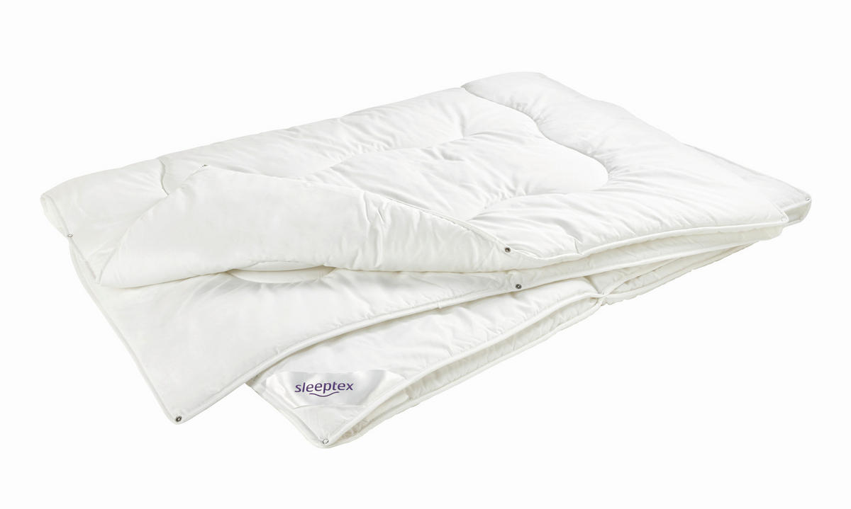 DUO-DECKE  140/200 cm 100 % Polyester  - Weiß, Basics, Textil (140/200cm) - Sleeptex