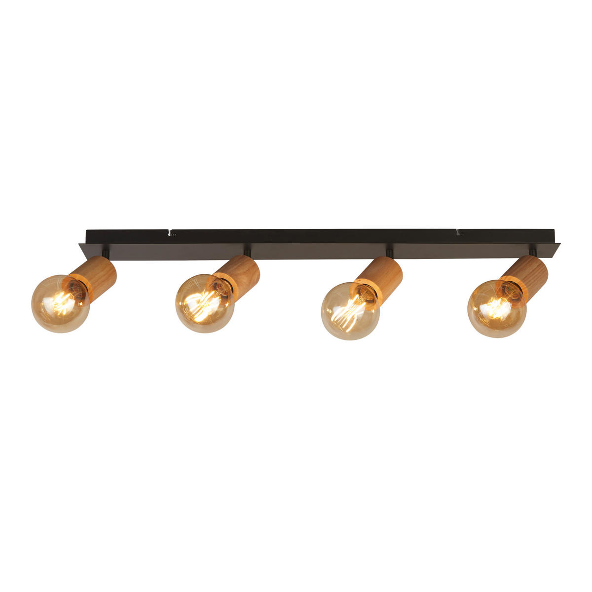 STROPNI REFLEKTOR  Spinny   18/9/90 cm        60 W  - črna, Basics, kovina/umetna masa (18/9/90cm)
