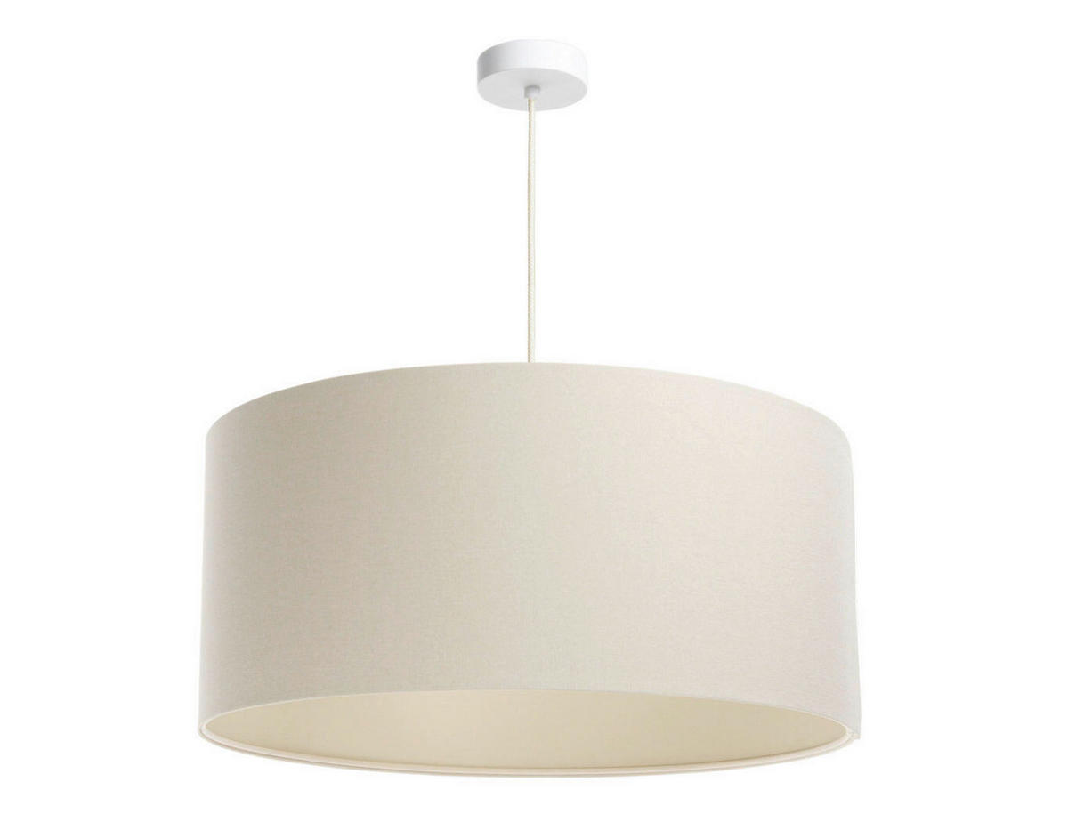 HÄNGELEUCHTE Boho Elegant 50/95 cm   - Beige/Creme, Design, Kunststoff/Textil (50/95cm)