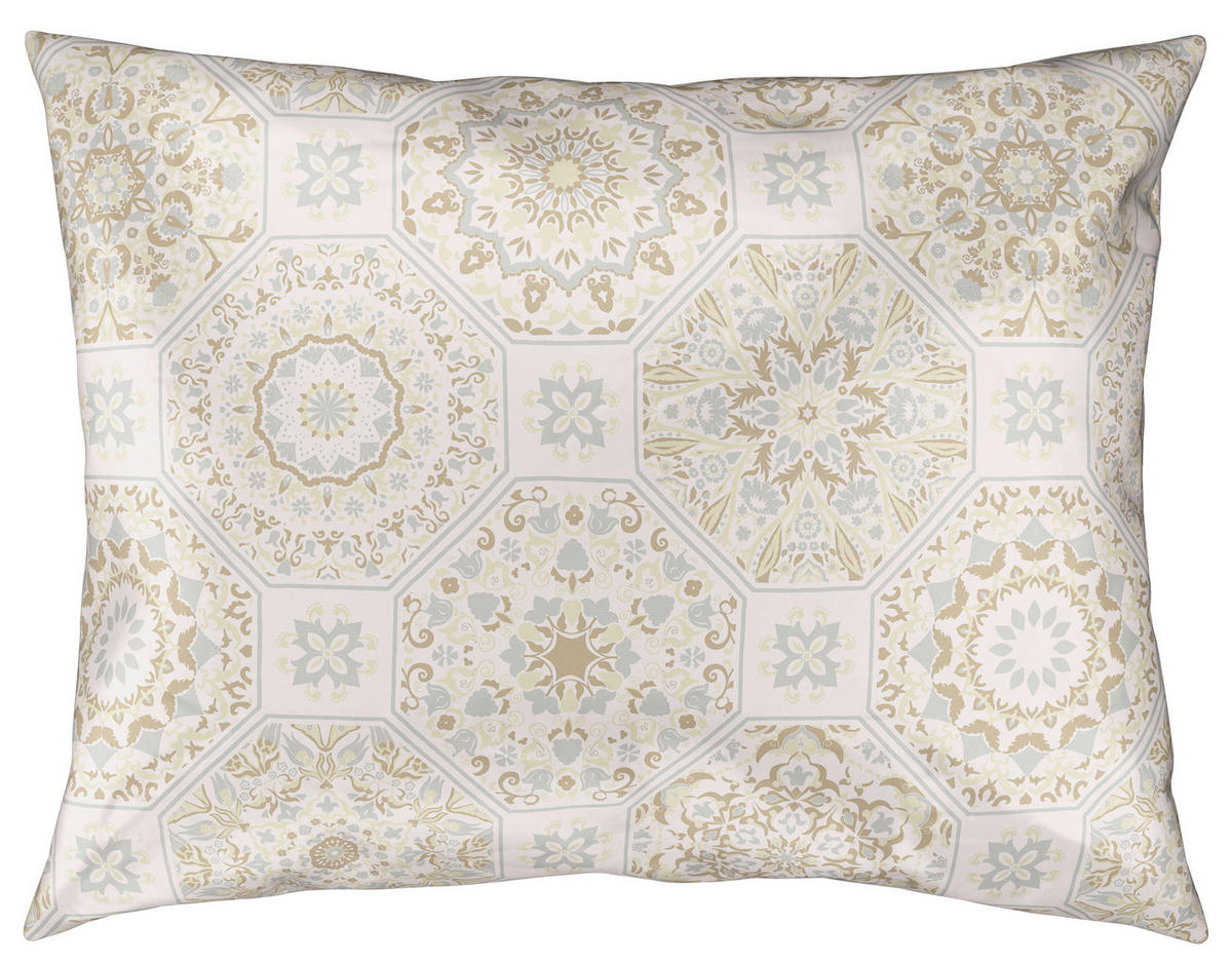 POVLEČENÍ, satén, šedá, béžová, 140/200 cm - šedá/béžová, Konvenční, textil (140/200cm) - Esposa