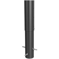 STEHER zum Einbetonieren Metall  - Dunkelgrau, Basics, Metall (40/140-165/40cm) - Biohort