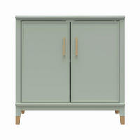 HIGHBOARD Westerleigh 86/85/41 cm  - Goldfarben/Hellgrün, Design, Holzwerkstoff/Metall (86/85/41cm) - MID.YOU