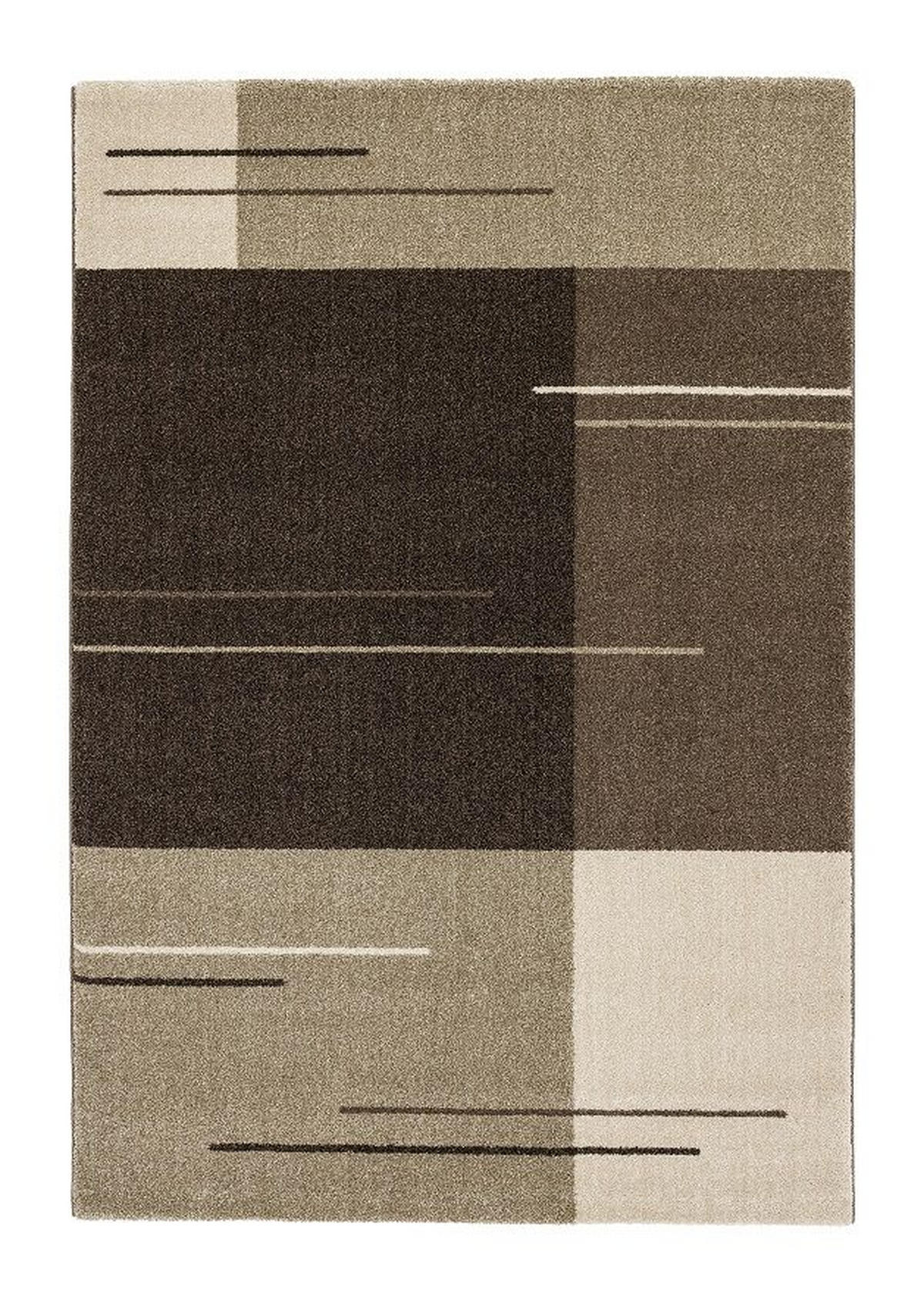 TEPIH VISOKOG FLORA  braon     - braon, Dizajnerski, tekstil (160/230cm) - Esposa