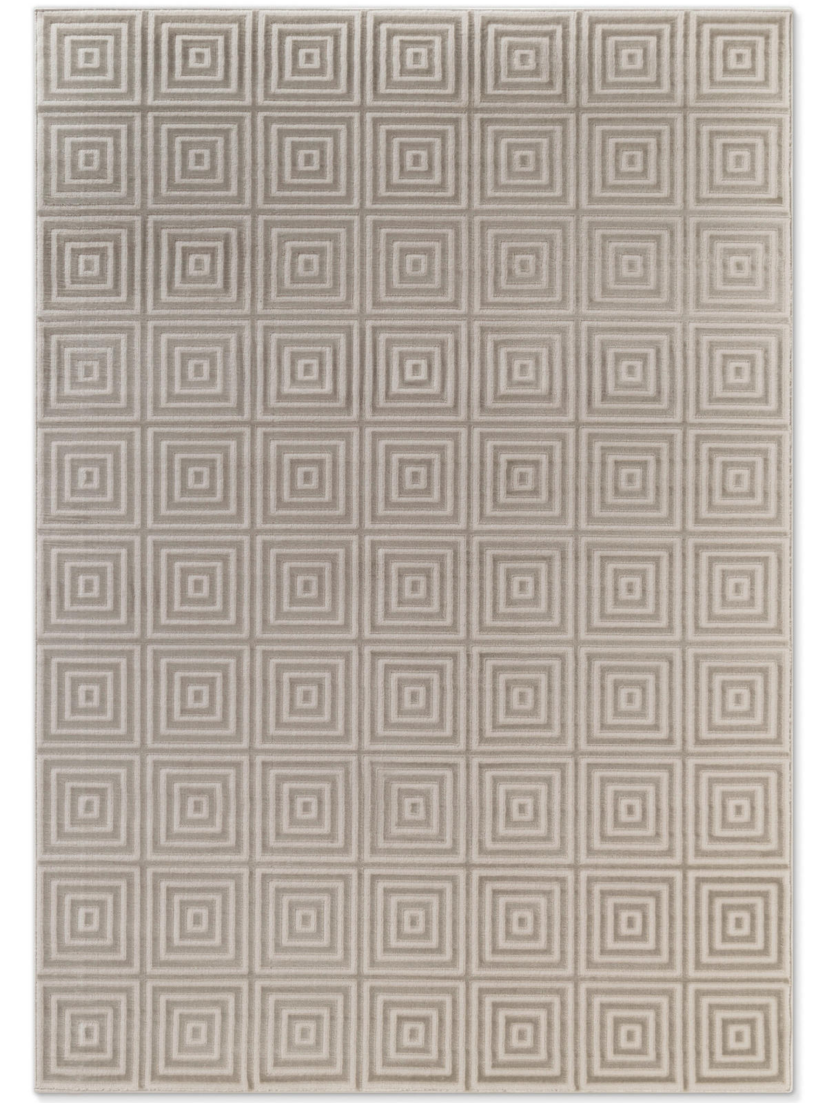 TEPPICH 200/280 cm Perles Creme, Weiß rechteckig  - Creme/Weiß, Basics, Kunststoff (200/280cm) - Elle Decoration