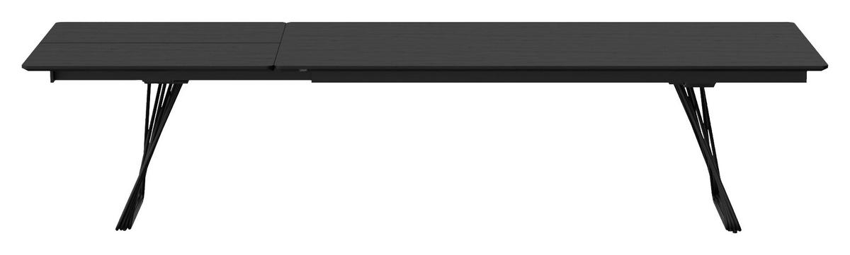 ESSTISCH Anthrazit, Schwarz, Wildeiche rechteckig  in verschiedenen Größen erhältlich, in verschiedenen Holzarten erhältlich  - Wildeiche/Anthrazit, Design, Holz/Metall (220/100/76cm) - Joop!