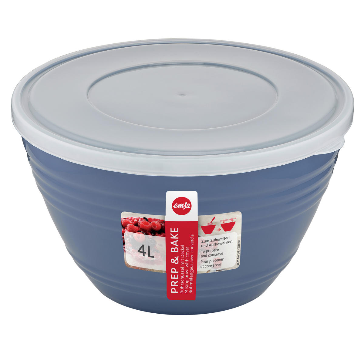 RÜHRSCHÜSSEL - Basics, Kunststoff (24,4/14,5/25cm) - Emsa