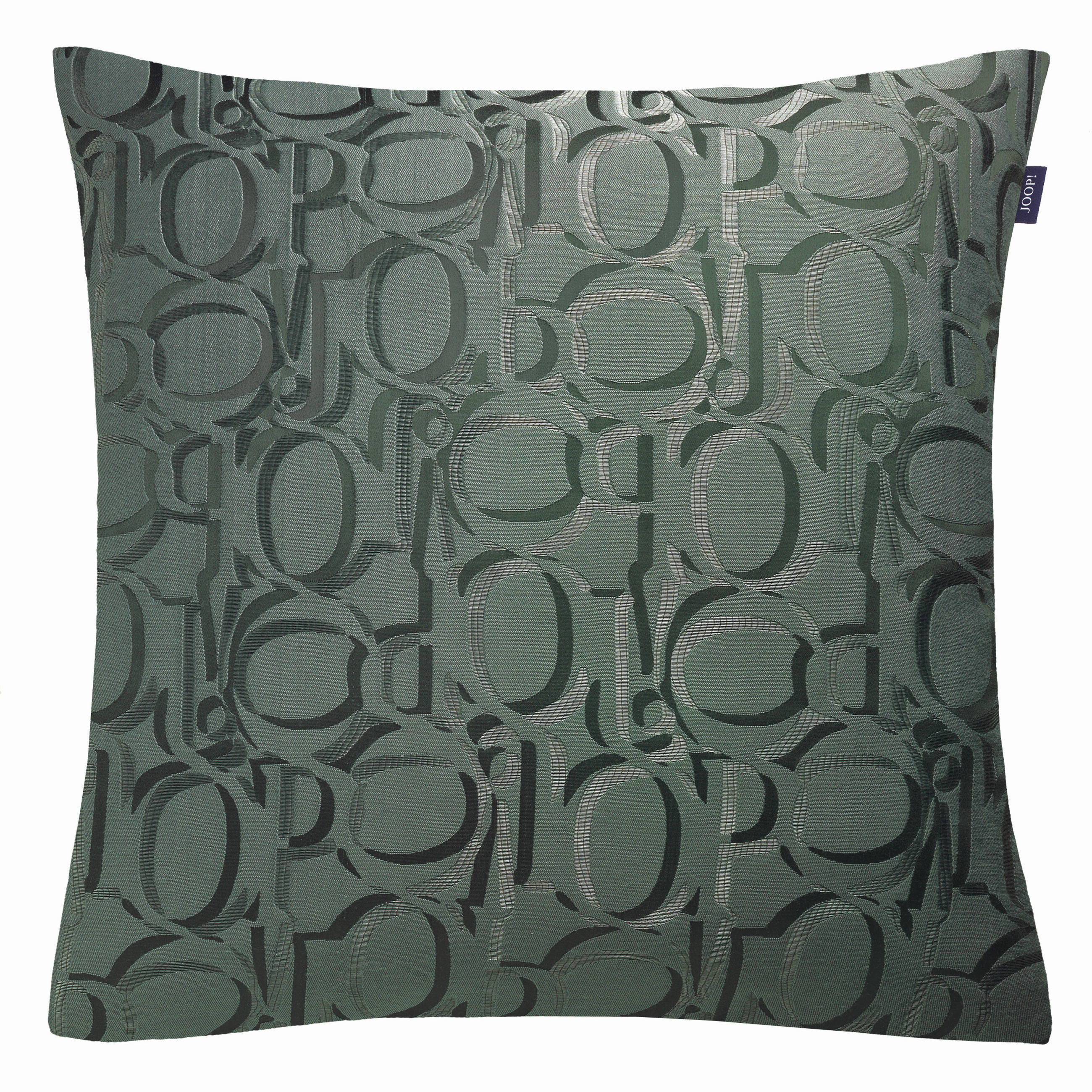 KISSENHÜLLE Ornament 50/50 cm  - Dunkelgrün/Olivgrün, Design, Textil (50/50cm) - Joop!