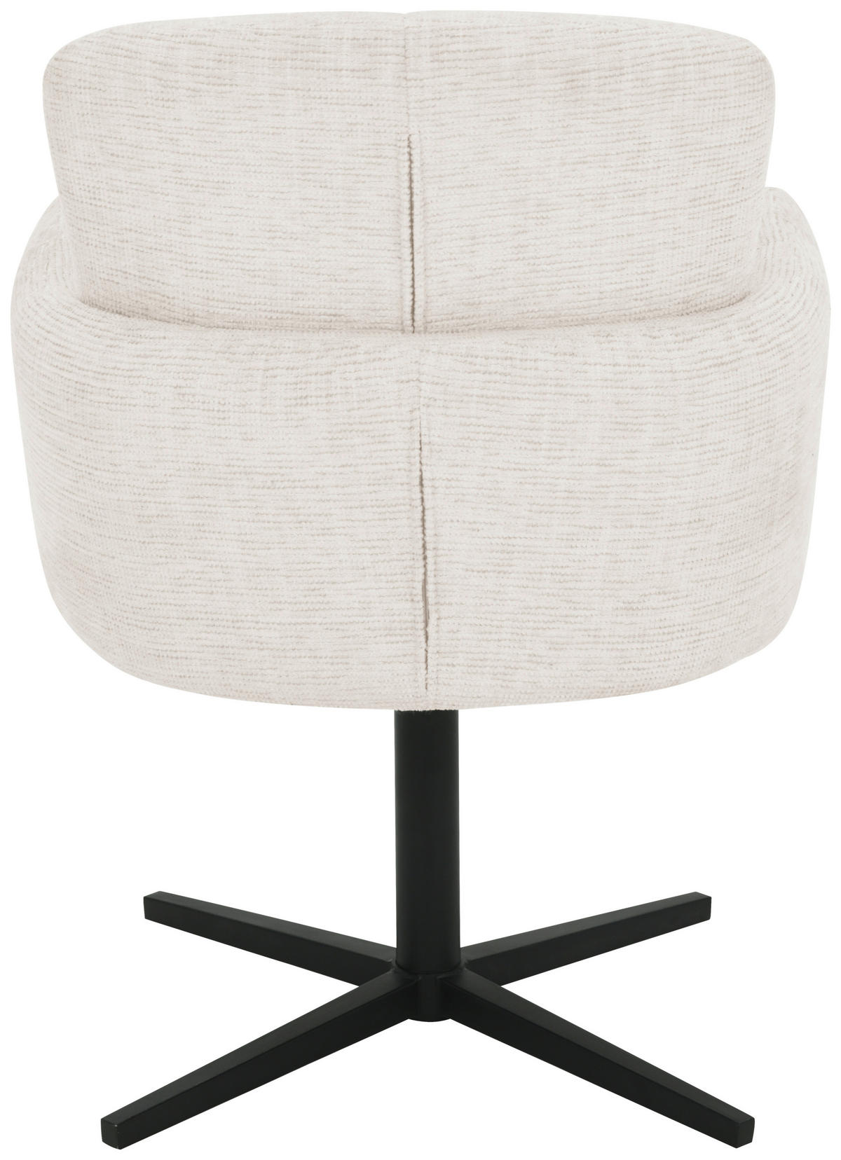 ARMLEHNSTUHL  in Eisen Leinenoptik  - Beige/Schwarz, LIFESTYLE, Holz/Textil (58/86/64cm) - Livetastic