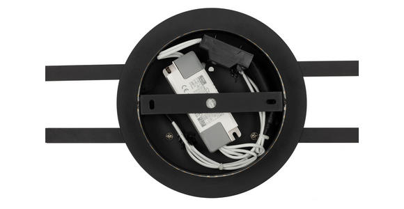 LED-DECKENLEUCHTE 96/20/5,5 cm   - Schwarz, Basics, Kunststoff/Metall (96/20/5,5cm) - Novel