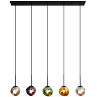 HÄNGELEUCHTE Canopus 115/15/150 cm   - Multicolor, Basics, Glas (115/15/150cm)