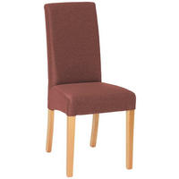 STUHL  in Webstoff Holz, Textil  - Buchefarben/Braun, KONVENTIONELL, Holz/Textil (42/95/57cm) - Carryhome