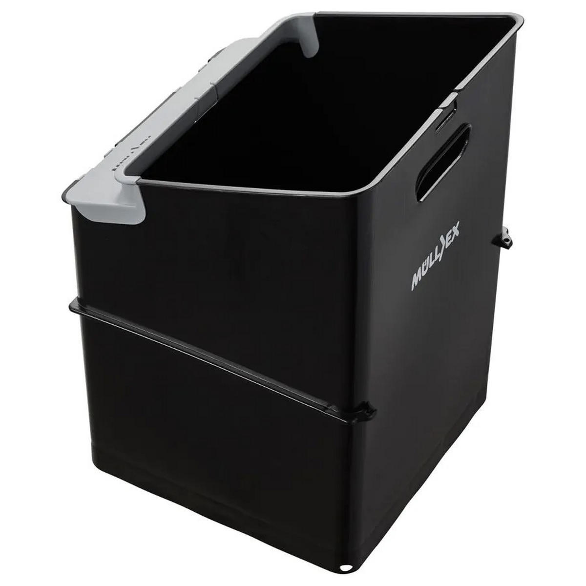 EINBAUABFALLSAMMLER 35 l  Kunststoff  - Schwarz, Basics, Kunststoff (40/40/36,5cm) - HKT