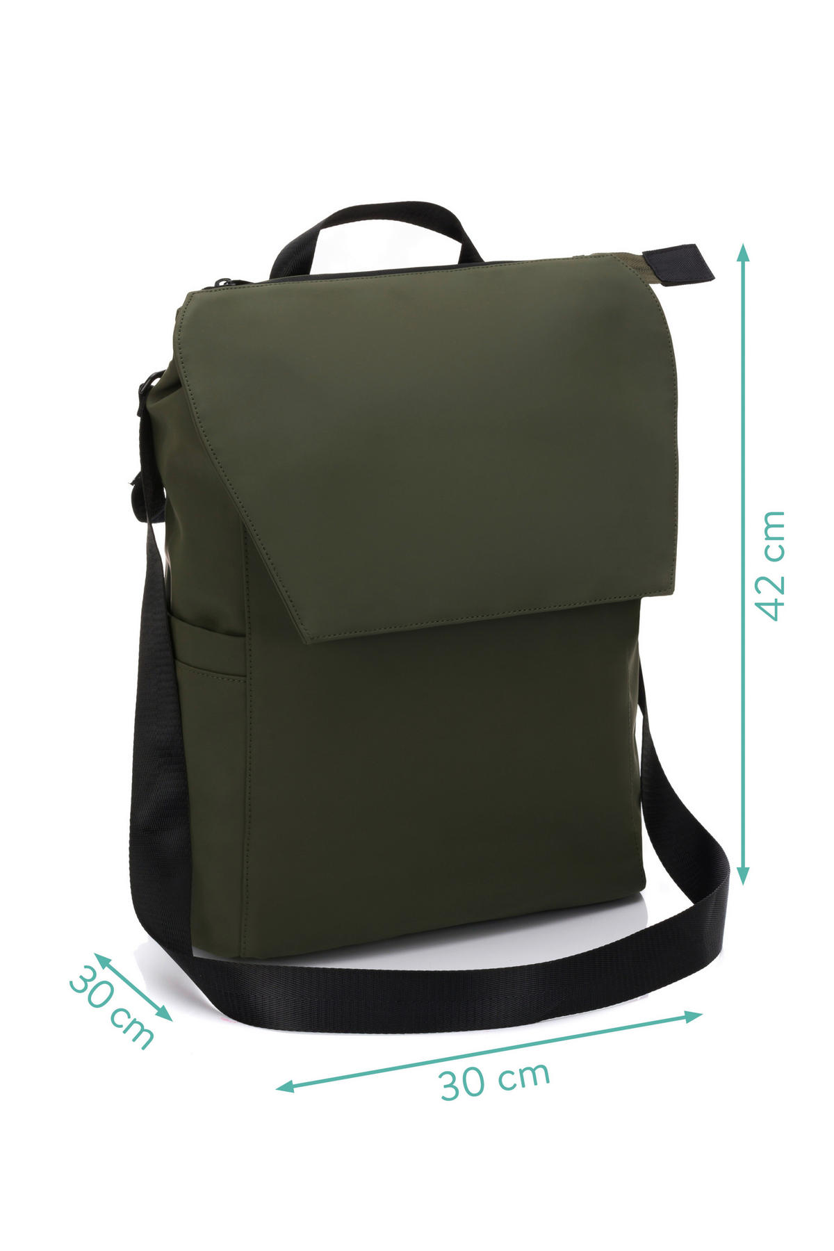 WICKELRUCKSACK - Grün, Basics, Textil - Jimmylee