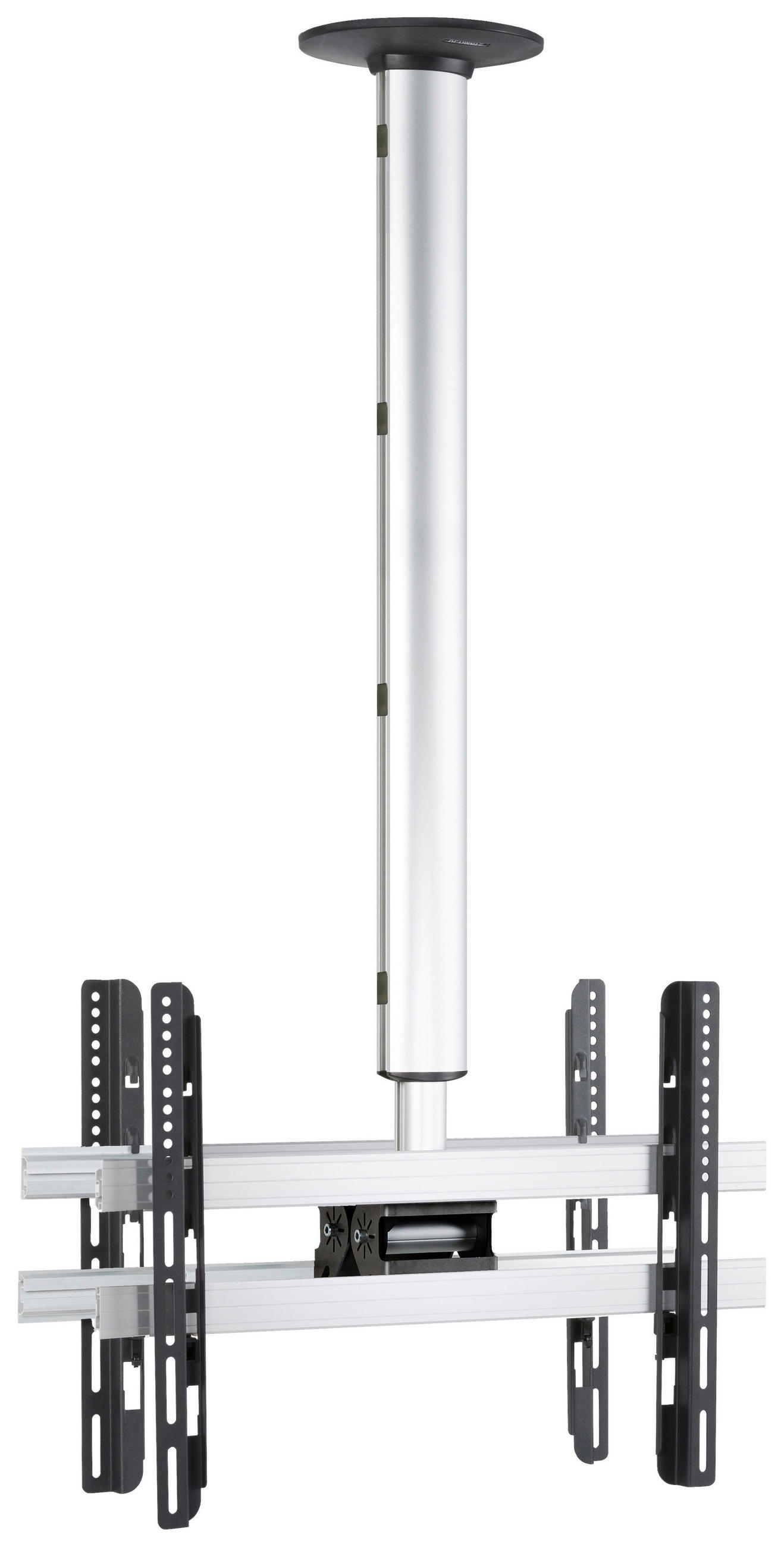 TV-HALTERUNG 65 Zoll  - Silberfarben, MODERN, Metall (62/127/19cm) - MID.YOU