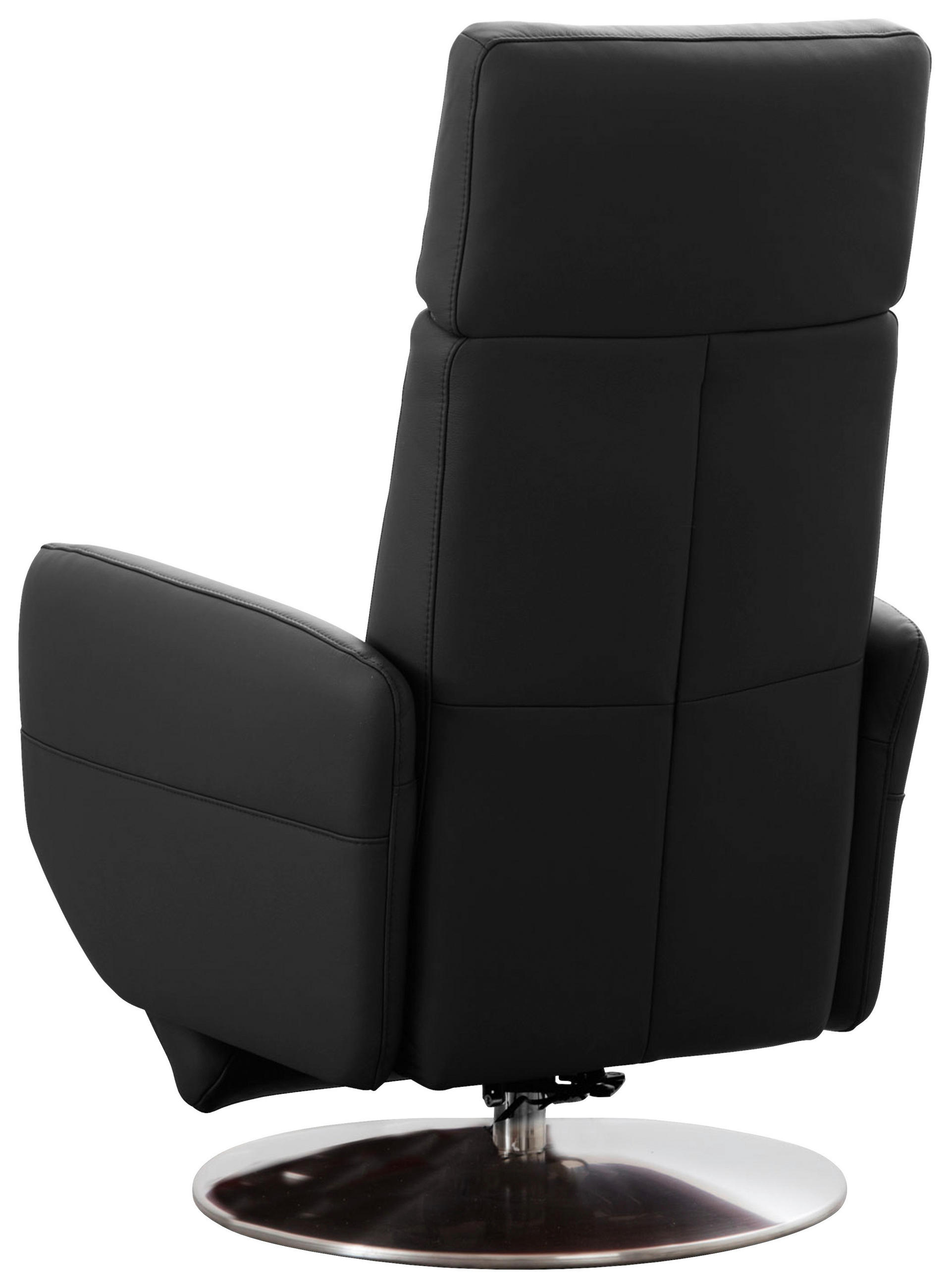 Thumbnail - Sit & More Drehstuhl, Schwarz, Leder, Echtleder, Nappaleder, Drehteller, 71x110x82 cm, Goldenes M, Made in Europe, DGM-K...