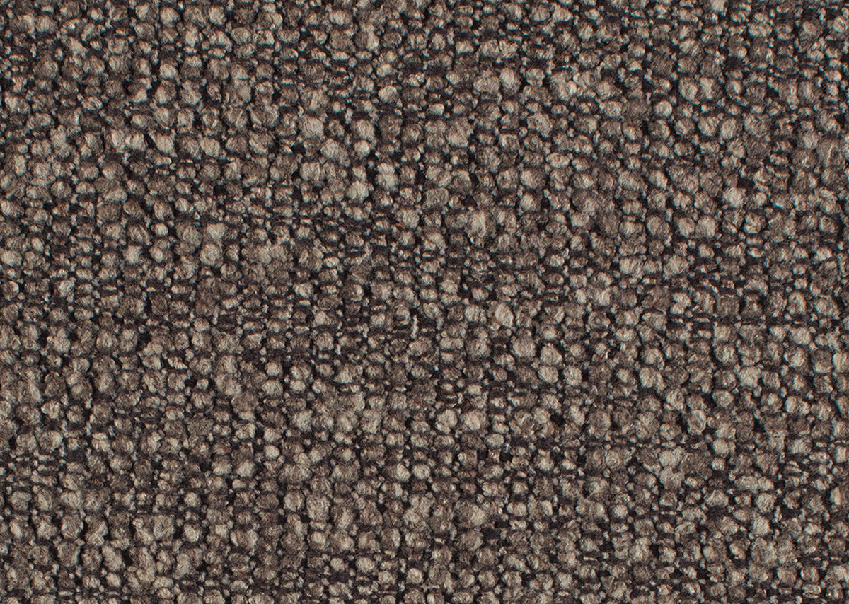 ECKSOFA in Webstoff Braun  - Schwarz/Braun, Design, Textil/Metall (197/295cm) - Valdera