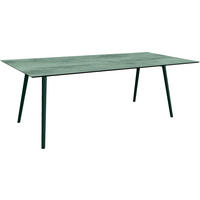 GARTENTISCH Metall Anthrazit, Grau rechteckig  - Anthrazit/Grau, MODERN, Kunststoff/Metall (220/100/75cm) - Stern