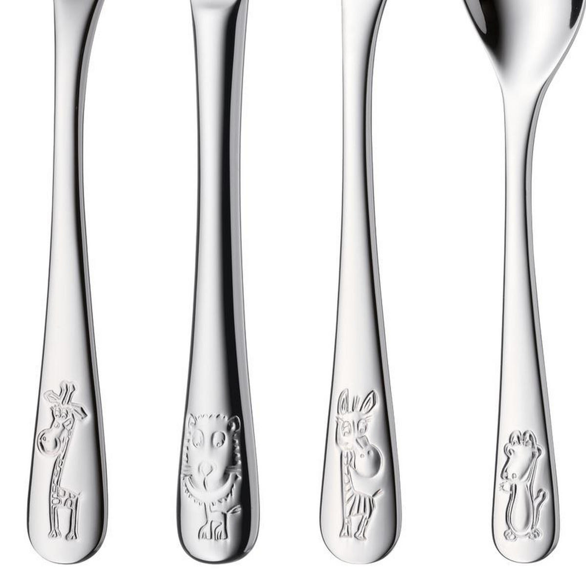 KINDERGESCHIRRSET Safari Porzellan 6-teilig  - Multicolor, Basics, Keramik/Metall (40/25/10cm) - WMF