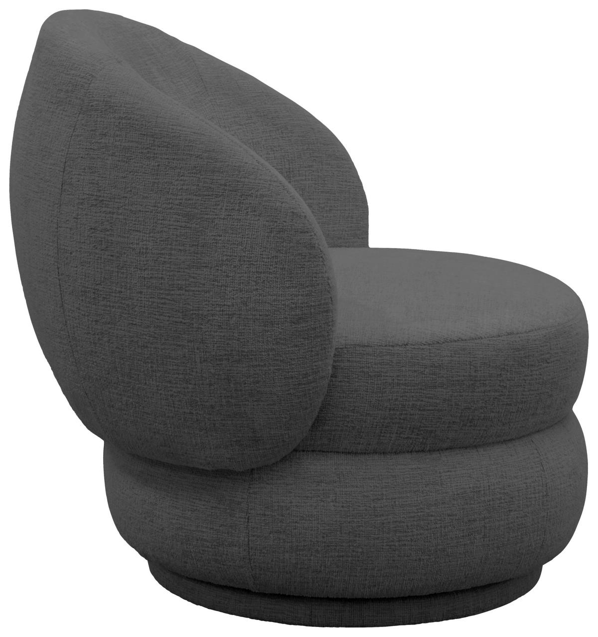 SESSEL in Chenille Grau  - Beige/Grau, MODERN, Textil (82/80/82cm) - Livetastic