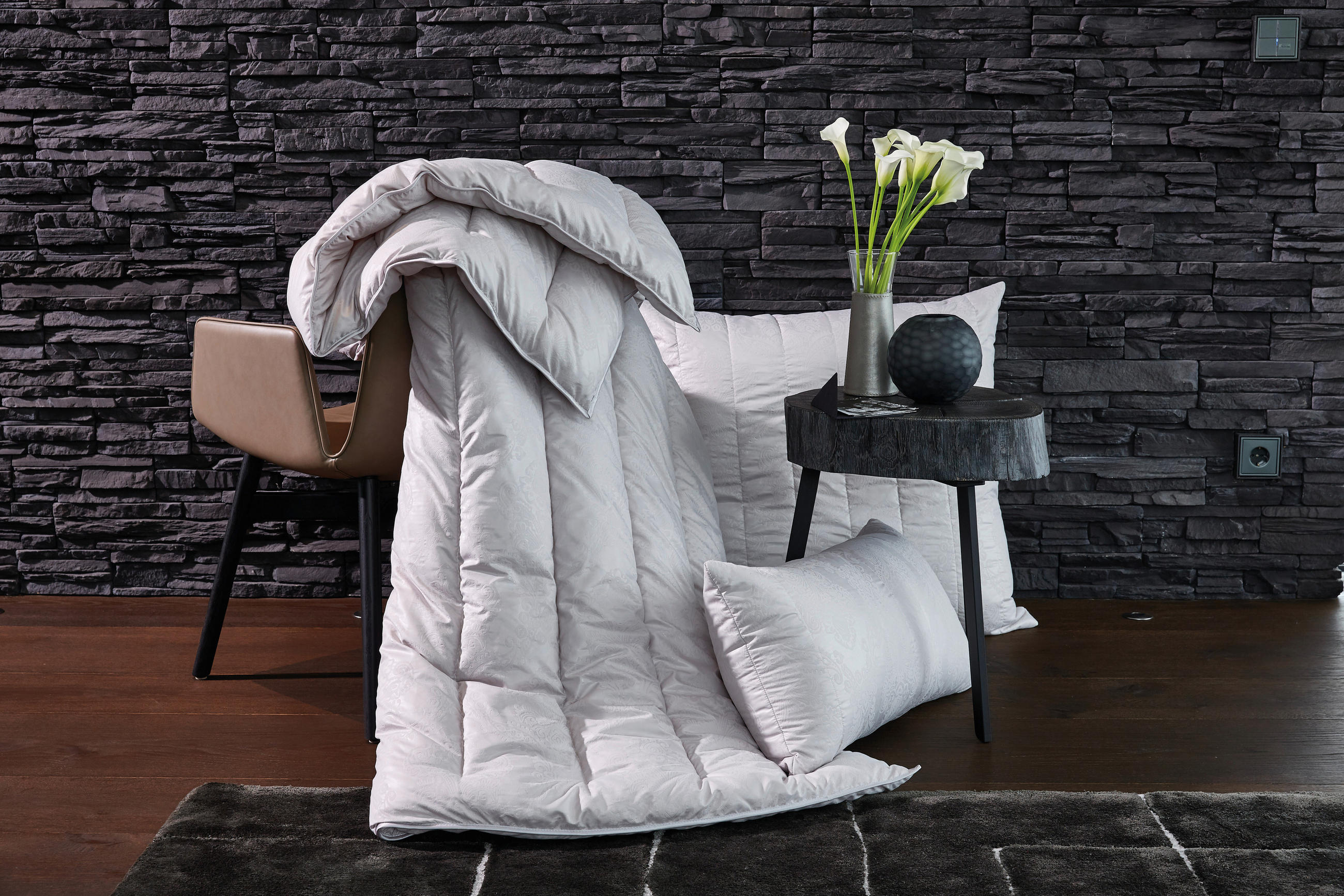 GANZJAHRESDECKE  Cosy  135/200 cm   - Hellgrau, Basics, Textil (135/200cm) - Centa-Star