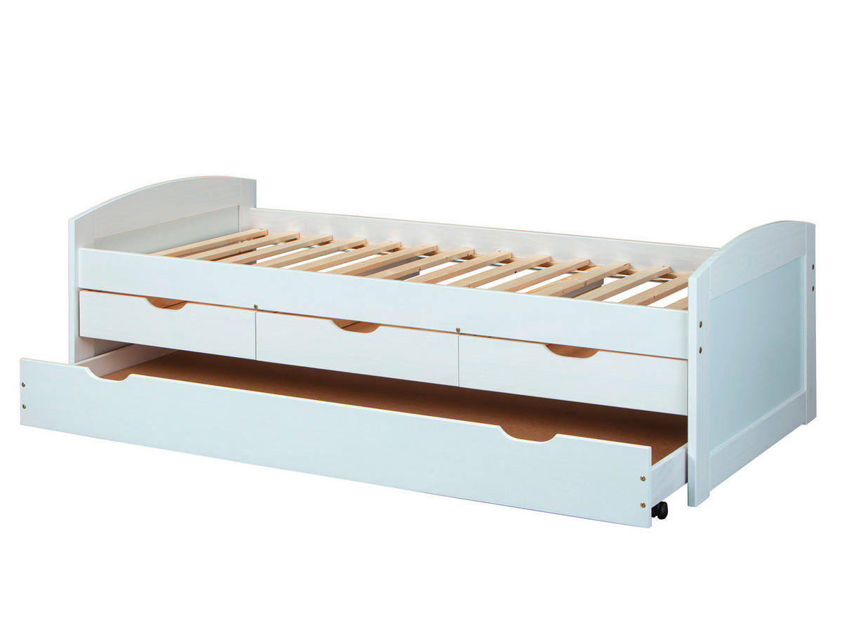 EINZELZIMMER Weiß  - Naturfarben/Weiß, MODERN, Holz - MID.YOU