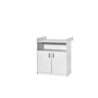 WICKELKOMMODE Classic white  - Weiß/Grau, Basics, Holzwerkstoff/Kunststoff (78/94/98cm) - Schardt