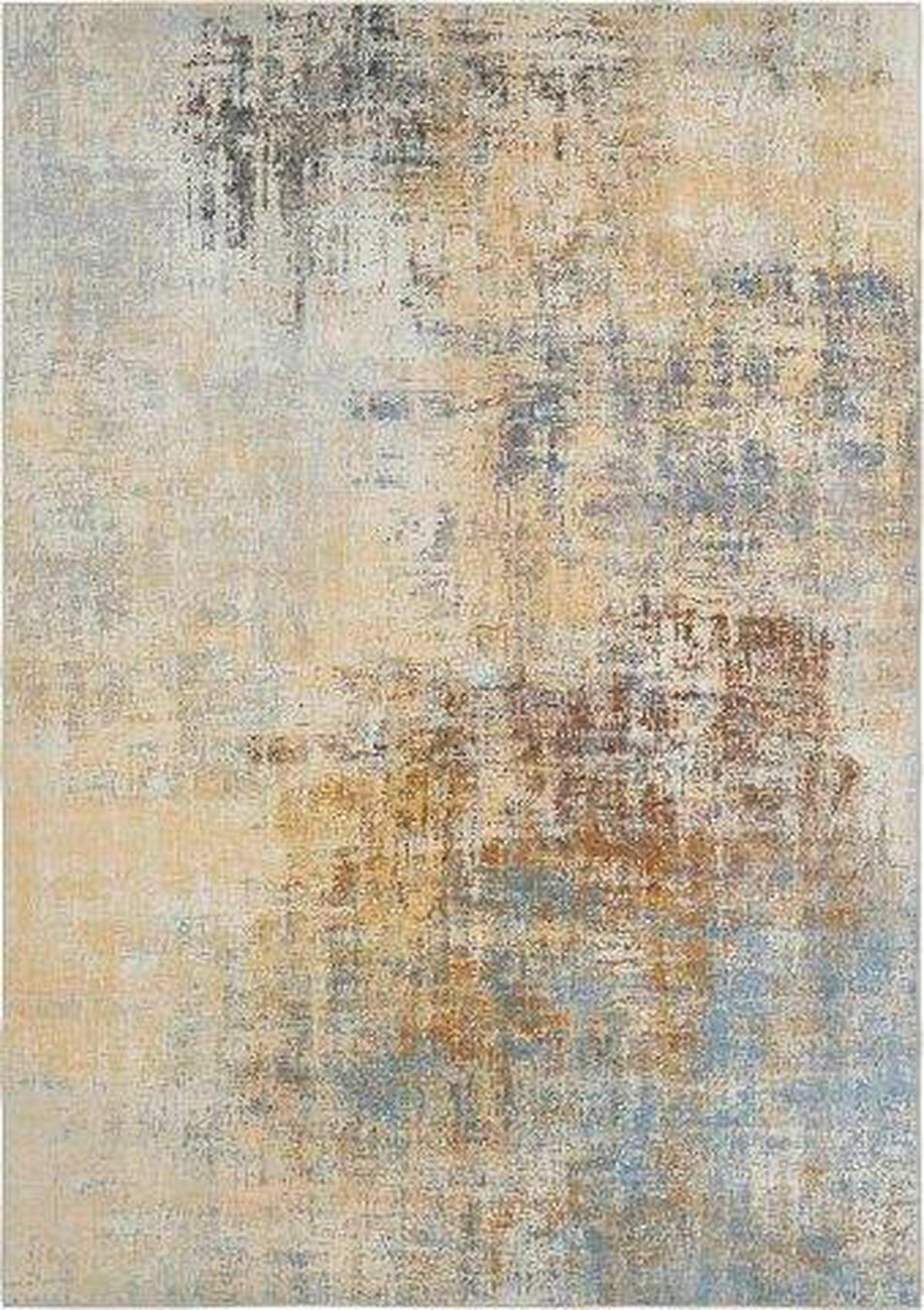 FLATVÄVD MATTA 200/290 cm Parma  - ljusgul/rostfärgad, Design, textil (200/290cm) - Boxxx